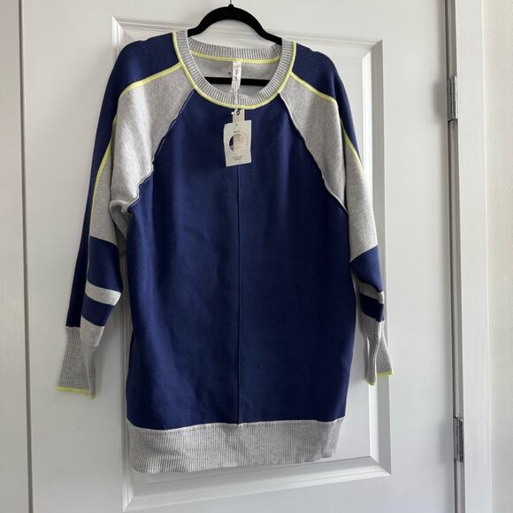 Daily Practice by Anthropologie Long-Sleeve Colorblock Mini Dress - Picture 4 of 7